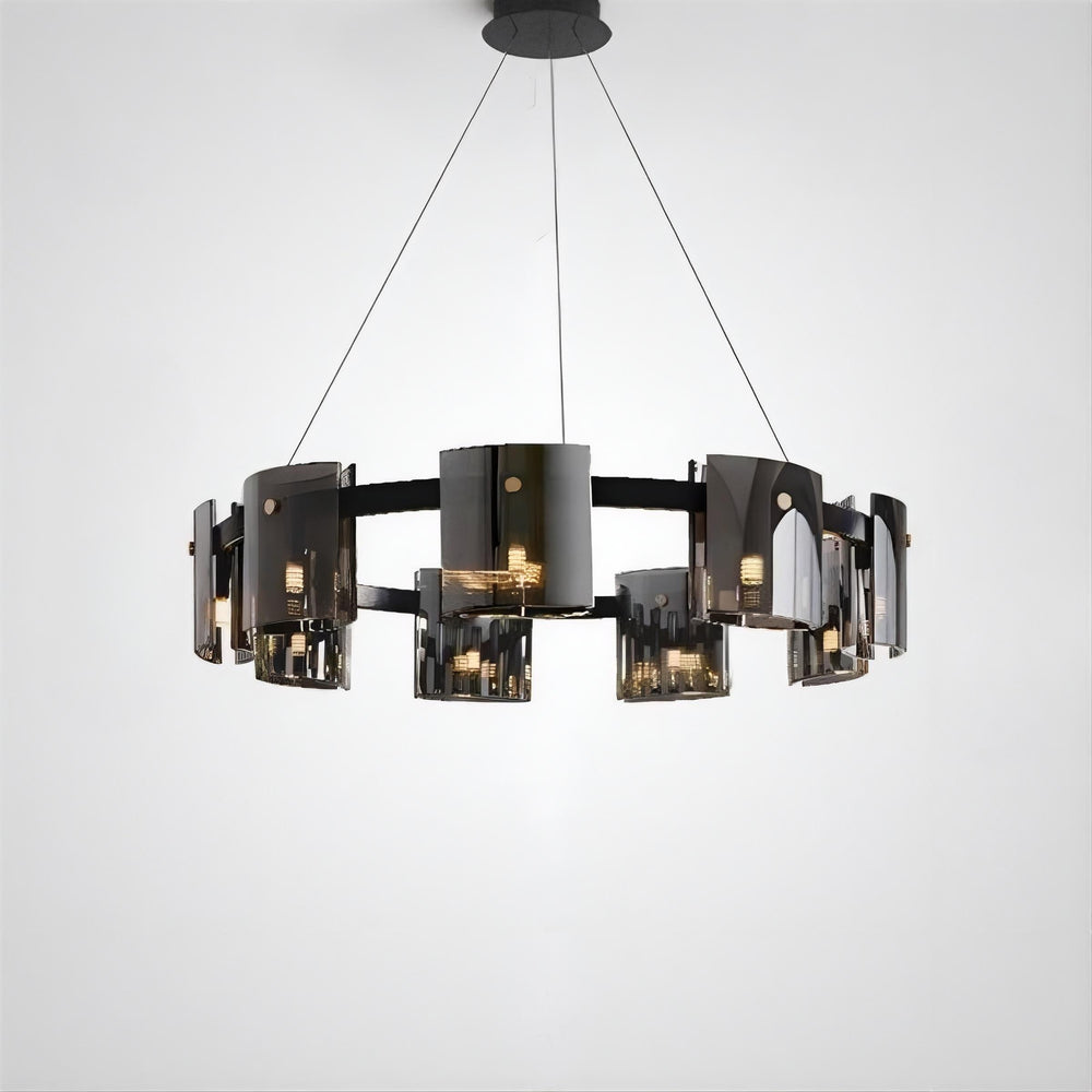 JANICE Ring Chandelier by Lampadom - close-up
