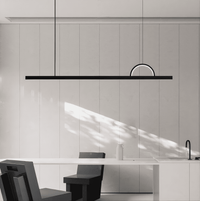 TORVID Linear Chandelier by Lampadom - close-up
