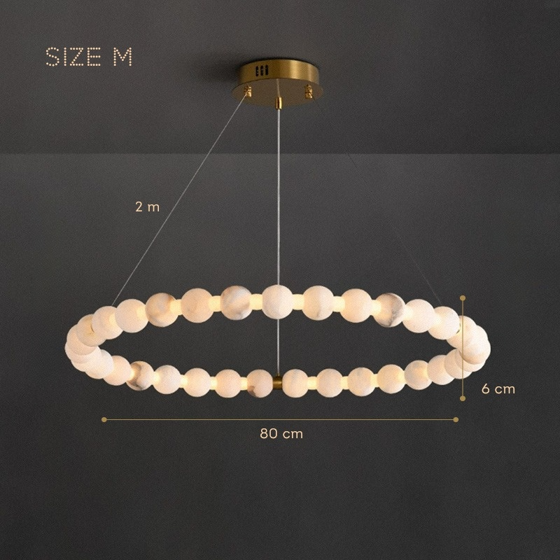 BJORN Chandelier by Lampadom - scale reference