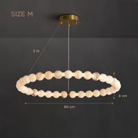 BJORN Chandelier by Lampadom - scale reference