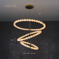 BJORN Chandelier by Lampadom - side view