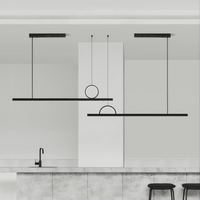 TORVID Linear Chandelier by Lampadom - scale reference