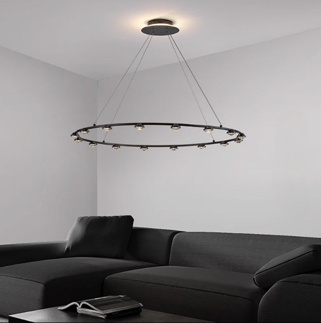 TORRES Ring Chandelier by Lampadom - top view