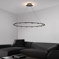 TORRES Ring Chandelier by Lampadom - top view