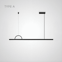 TORVID Linear Chandelier by Lampadom - ambient shot