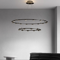 TORRES Ring Chandelier by Lampadom - side view