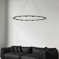 TORRES Ring Chandelier by Lampadom - close-up