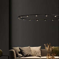 TORRES Ring Chandelier by Lampadom - side view