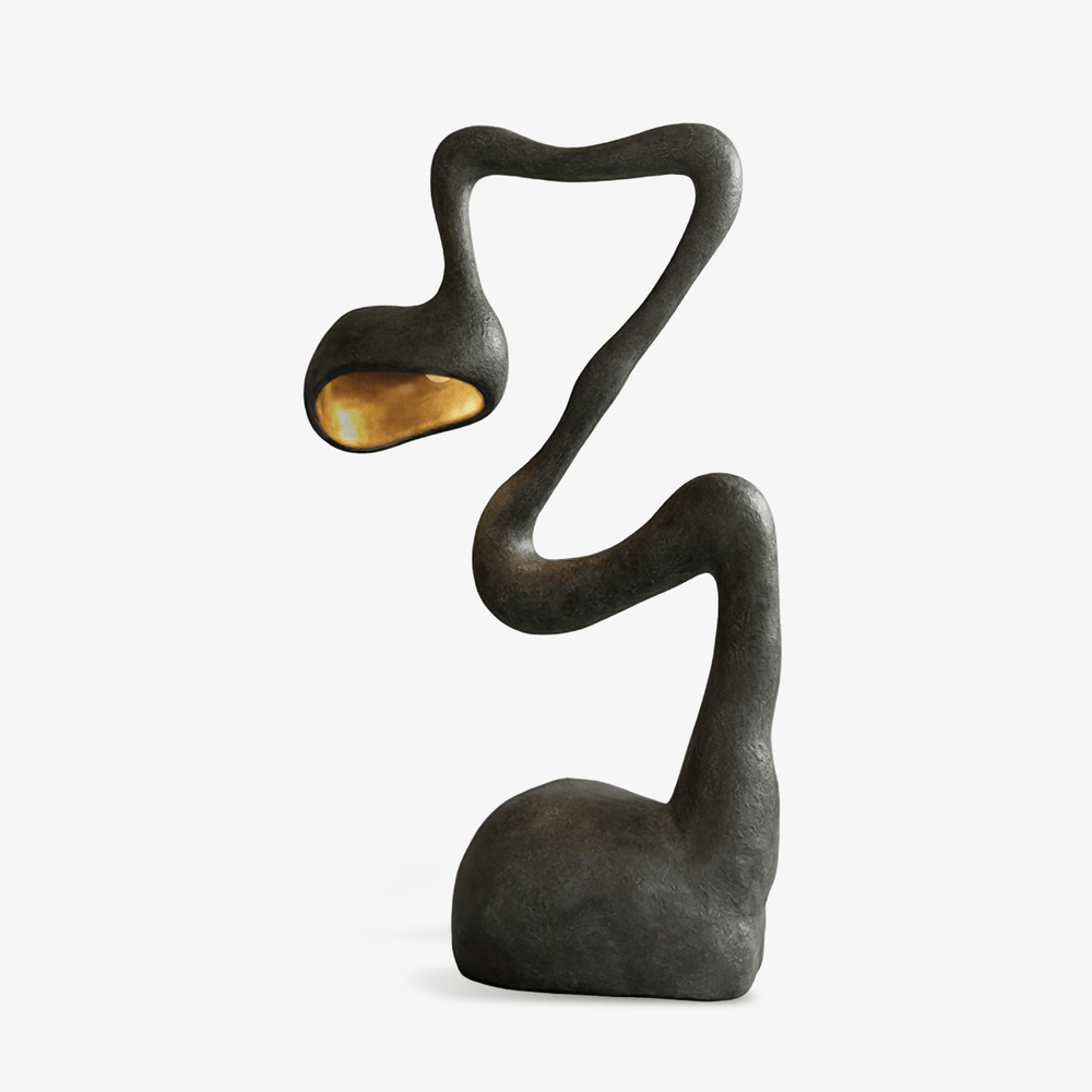 Sculpture-9 Floor Lamp in Crystal by Lampadom - side view