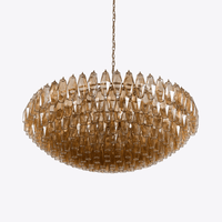 LOREDAN Linear Chandelier by Lampadom - detail view