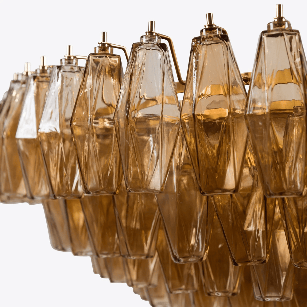 LOREDAN Linear Chandelier by Lampadom - scale reference