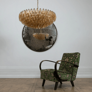 LOREDAN Linear Chandelier by Lampadom - side view