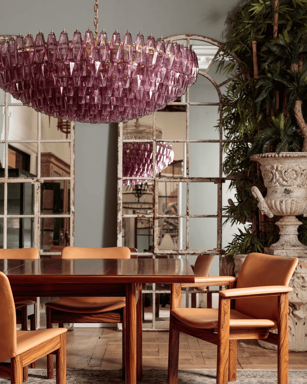 LOREDAN Linear Chandelier by Lampadom - ambient shot