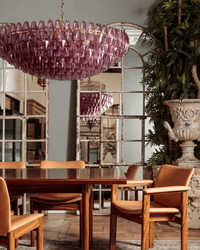 LOREDAN Linear Chandelier by Lampadom - ambient shot