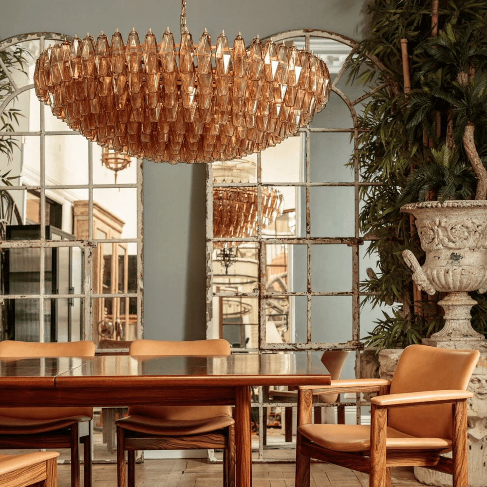 LOREDAN Linear Chandelier by Lampadom - top view