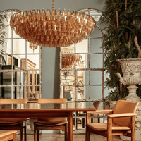 LOREDAN Linear Chandelier by Lampadom - top view