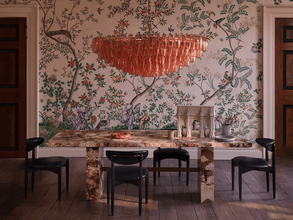 LOREDAN Linear Chandelier by Lampadom - scale reference