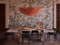 LOREDAN Linear Chandelier by Lampadom - scale reference
