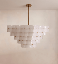 SALUTE Chandelier by Lampadom - side view