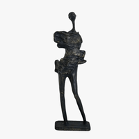 Sculpture-8 Floor Lamp in Crystal by Lampadom - side view