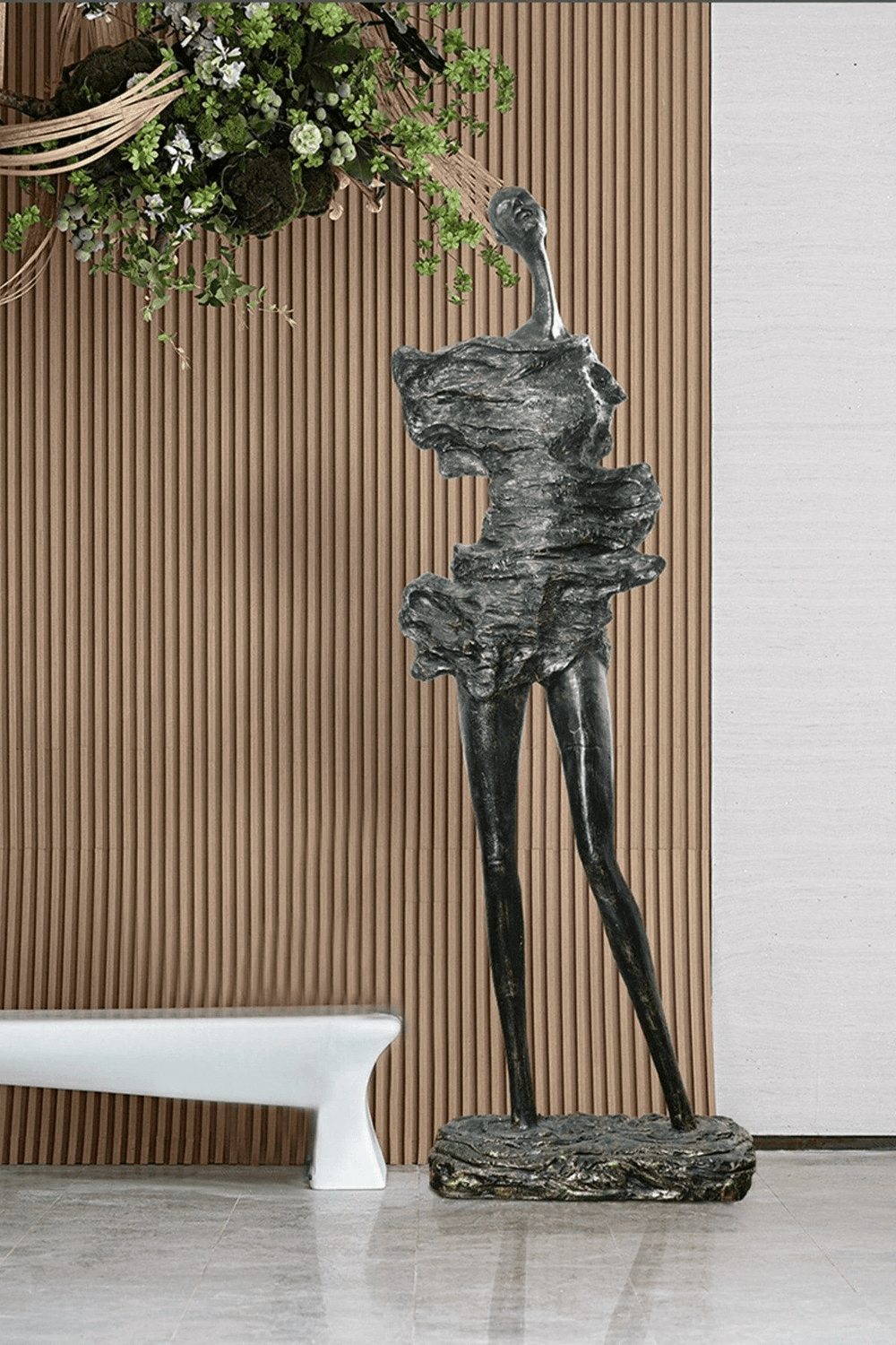 Sculpture-8 Floor Lamp in Crystal by Lampadom - view 11