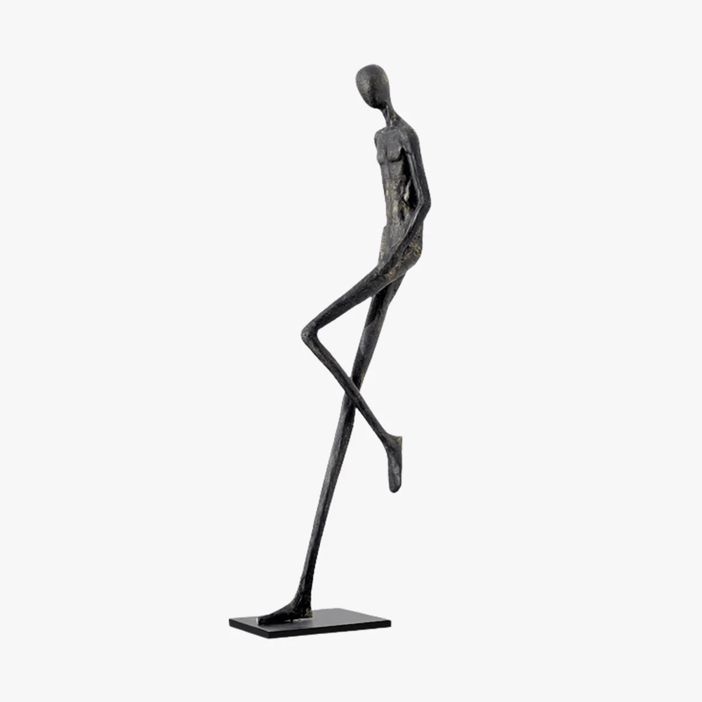 Sculpture-4 Floor Lamp in Crystal by Lampadom - side view