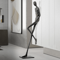 Sculpture-4 Floor Lamp in Crystal by Lampadom - close-up