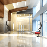 Sculpture-4 Floor Lamp in Crystal by Lampadom - installation view