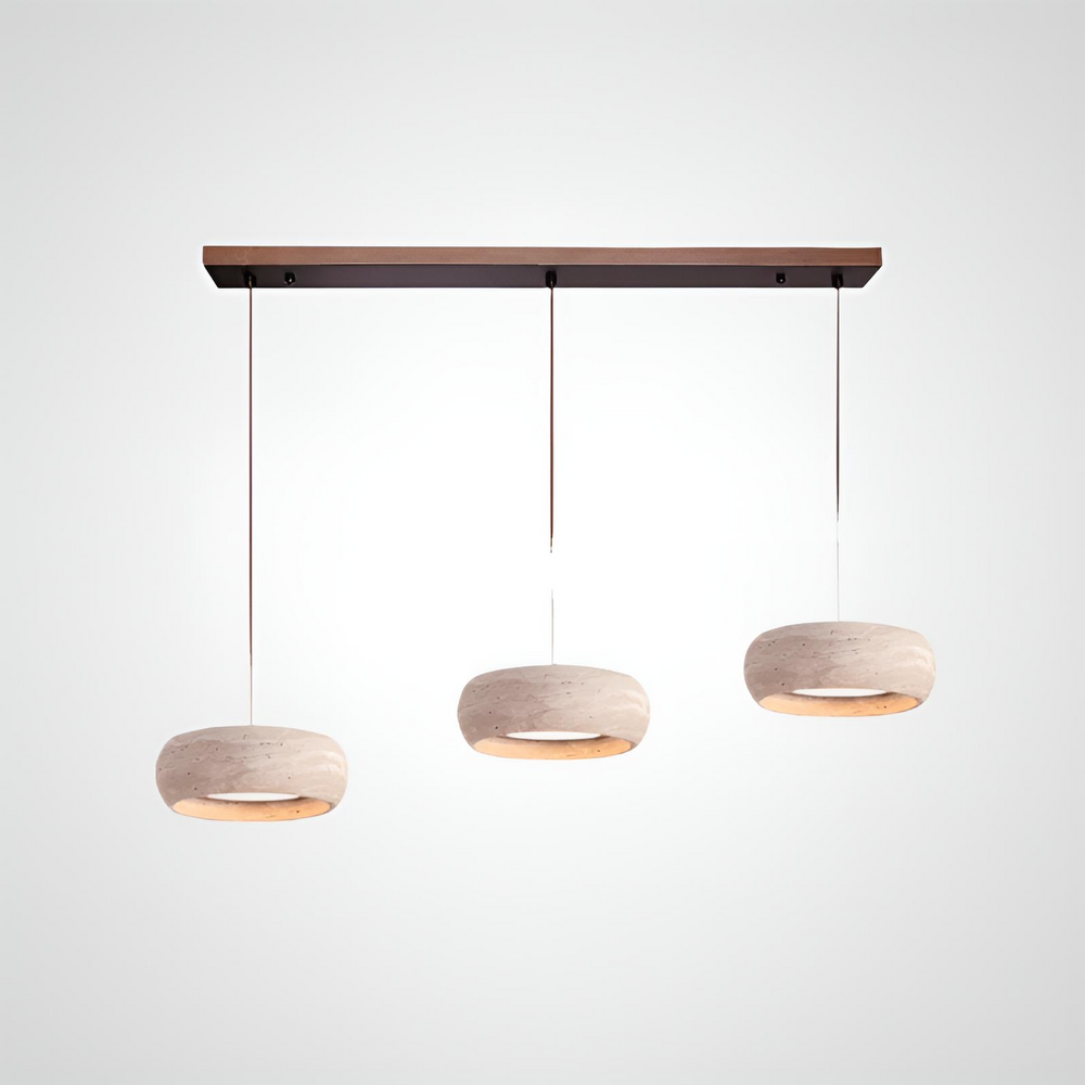 DONUT Travertine Pendant