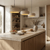 DONUT Travertine Pendant