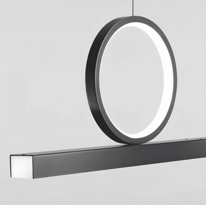 TORVID Linear Chandelier by Lampadom