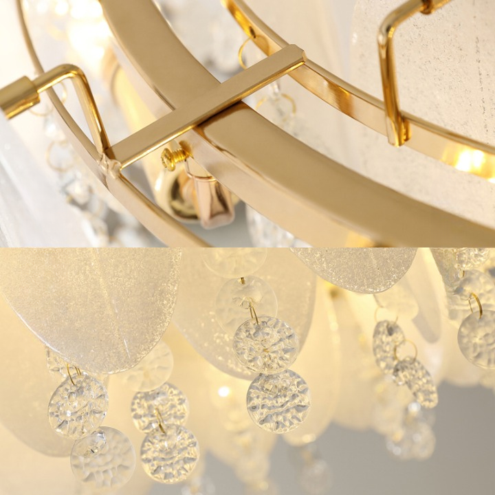 TESS Ring Chandelier by Lampadom - close-up