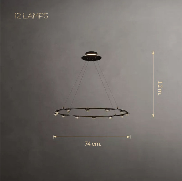 TORRES Ring Chandelier by Lampadom - ambient shot