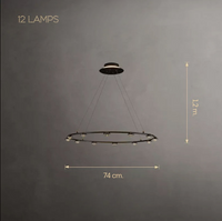 TORRES Ring Chandelier by Lampadom - ambient shot