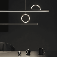 TORVID Linear Chandelier by Lampadom - top view