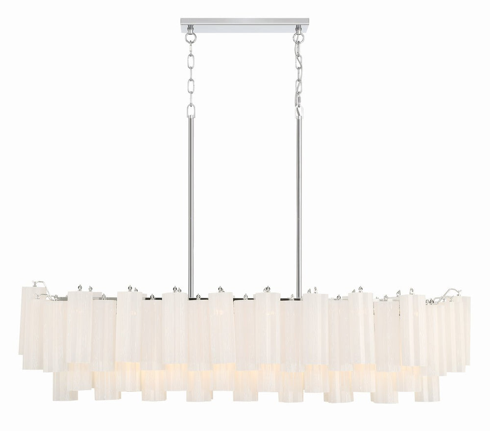 SESTIERE Linear Chandelier by Lampadom - scale reference