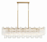 SESTIERE Linear Chandelier by Lampadom - top view