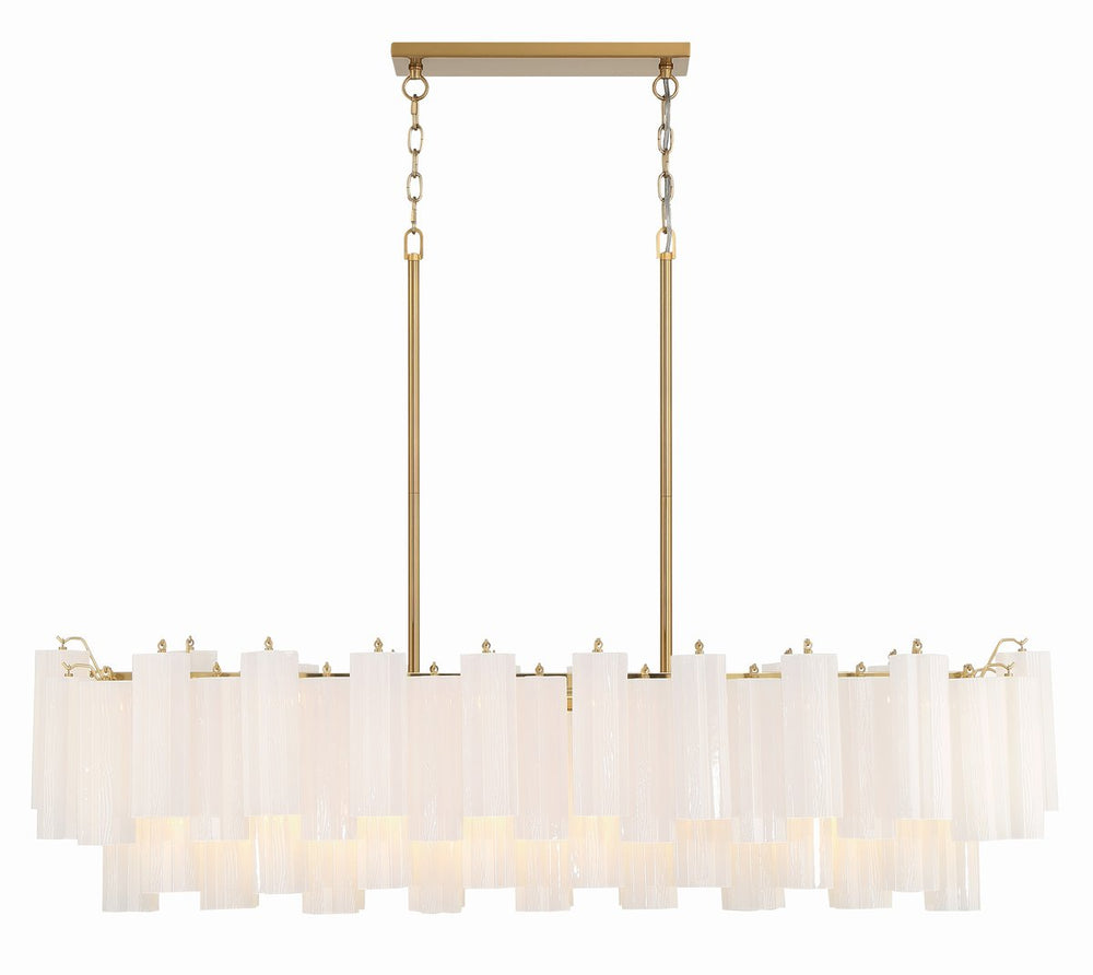 SESTIERE Linear Chandelier by Lampadom - detail view