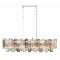 SESTIERE Linear Chandelier by Lampadom - scale reference