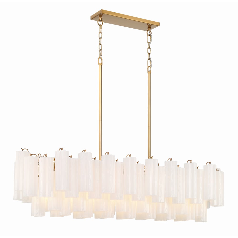 SESTIERE Linear Chandelier by Lampadom - detail view