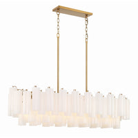 SESTIERE Linear Chandelier by Lampadom - detail view