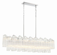 SESTIERE Linear Chandelier by Lampadom - top view