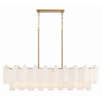 SESTIERE Linear Chandelier by Lampadom - close-up