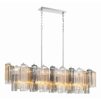 SESTIERE Linear Chandelier by Lampadom - scale reference