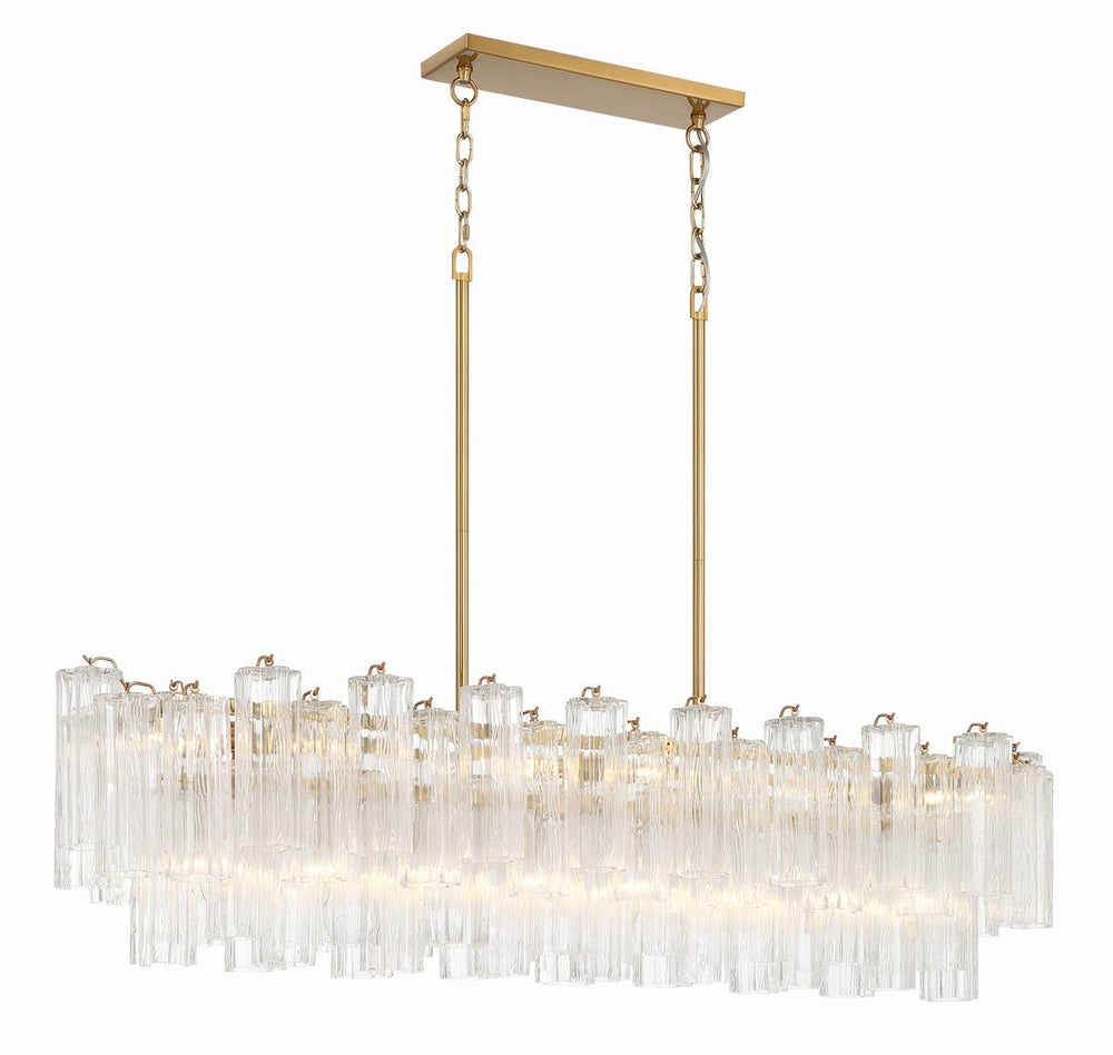 SESTIERE Linear Chandelier by Lampadom - ambient shot