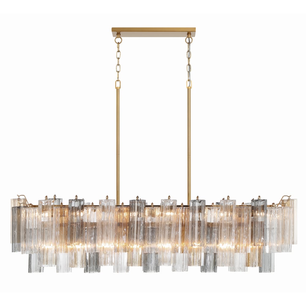 SESTIERE Linear Chandelier by Lampadom - top view