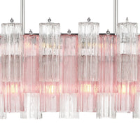 SESTIERE Linear Chandelier by Lampadom - side view
