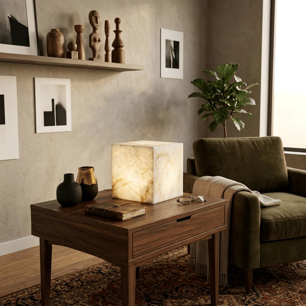 KEVIN Alabaster Table Lamp