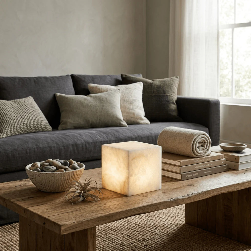 KEVIN Alabaster Table Lamp