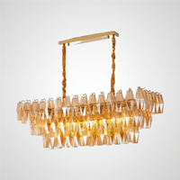 CANALETTO Linear Chandelier by Lampadom - view 17